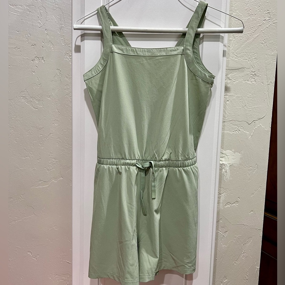 Summer activewear romper sage girls athetic